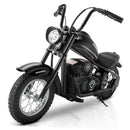Black Electric Dirt Bike for Big Kids - 15mph & 150lb Capacity - 24V Ride-On Toy