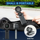 Compact USB Rechargeable Handheld Fan - Foldable and Travel-Friendly