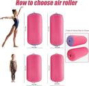 Inflatable Gymnastics Air Roller Tumbling Barrel with Electric PU