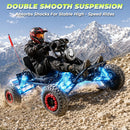 2000W Motor Electric Go Kart with Premium Steel Frame, 3 Speed, Up to 30MPH