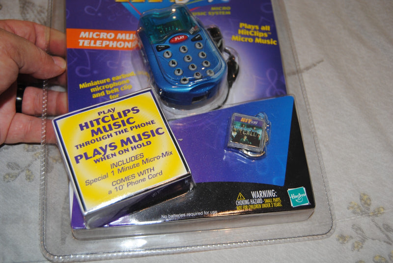 Y2K Micro Music Telephone Player Inspired by Backstreet Boys "The Call" 2001 Vintage Design