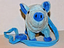 Interactive Blue Walking Pig Toy with Sound - 12" x 8"