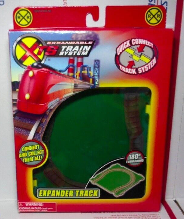 Expandable Train Track System with 11 Track Extenders Set