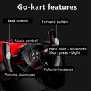 12V Electric Go Kart for Kids with Foldable Design, Adjustable Seat, and 4 Non-Slip EVA Wheels for Outdoor Fun