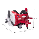 Battery-Powered Electric Ride-On Toy Plane for Kids