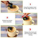 Sturdy Boat Engine Coffee Whisk - Fun Novelty Mixer