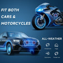12V Dual Tone Electric Car Horns with Protective Grill