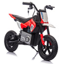 24V Children's Electric Motocross Bike with 200W Hub Motor and LED Music Features