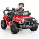 OROFULL Red 12V Electric Ride-On Car with Remote and Music for Toddlers
