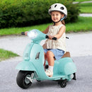 Green 6V 3-Wheel Electric Motorcycle for Kids by Vespa
