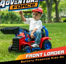 Adventure Force 6V Electric Ride-On Toy with Functional Front Loader for Ages 1.5+