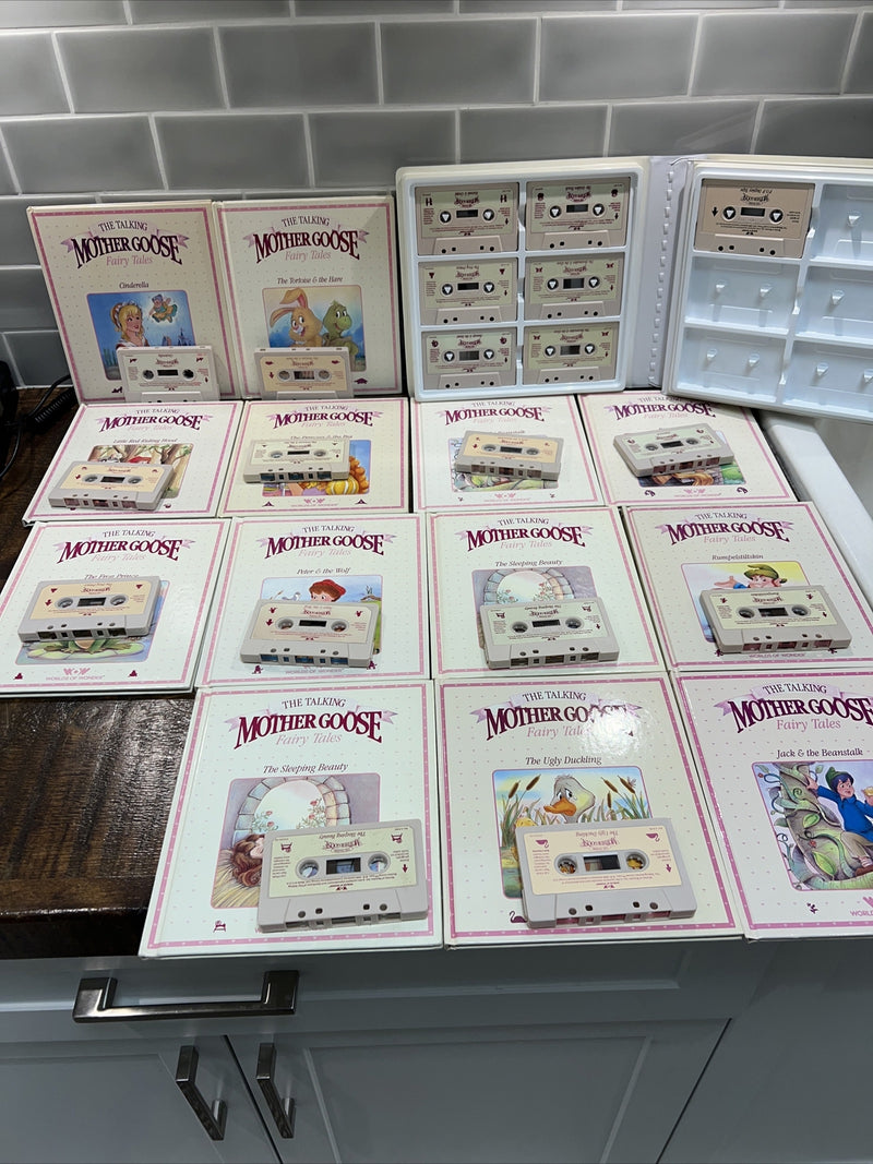 Worlds of Wonder The Talking Mother Goose Book and Tape Cassette Set