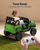 Outfunny 24V Electric Ride-On Car for Kids with Remote Control