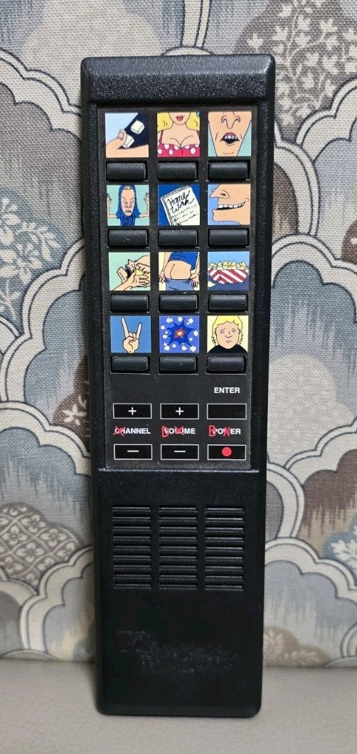 Vintage MTV Beavis and Butthead Talking Sound Effects TV Remote Control - Working
