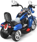 3-Wheel Electric Motorcycle for Kids, Blue