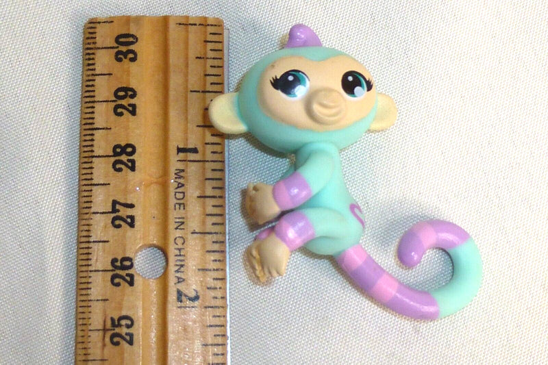 5-Inch Interactive Fingerlings Baby Monkey Toy Set with Pink, Teal, and Purple Mini BFFs