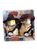 Retro Gemmy Animated Banjo Hamsters Buck & Chuck Musical Duo
