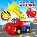 Musical Interactive Fire Truck Toy for Toddlers Aged 1-3