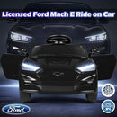 12V Ford Mach E Kids Electric Ride-On Car in Deep Black