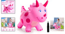 Pink Dinosaur Ride-On Hopper - Safe Bouncy Toy for Kids Aged 18 Months to 6 Years