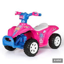 Barbie 6V ATV Quad Ride-On Toy for Kids with Rechargeable Battery