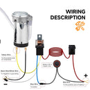 High-Decibel Train Horn Kit for Vehicles with Easy-Press Button