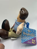 2003 Mr. Wonderful Man 5" Interactive Plush Doll with Key Clip - Brand New Tag
