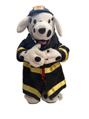 Playful Paws Light-Up Dalmatian Firefighter Plush Toy
