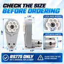 24V RS775 High-Speed Motor Gearbox Set for Power Wheels Enhancement, 2-Pack
