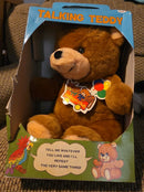 Retro Interactive Plush Talking Teddy Bear - Brand New, Unopened