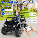 12V Remote-Controlled Kids Truck with Safety Belt, Slow Start, and Rear Storage