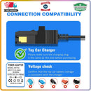 12V Charger for Fisher Price Power Wheels Gray and Orange Battery