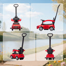 Licensed Convertible Push Car Stroller for Toddlers 18-36 Months, Red