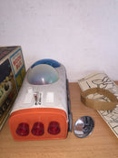 Interactive Space Moon Bus Rover with Lights - 9.5" Vintage Collectible from Hong Kong