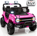SYNCFUN 24V Dual Seat Electric Ride-On Car for Kids with Remote Control and 3-in-1 Features