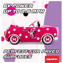 Huffy 6V Disney Minnie Mouse Remote-Controlled Convertible Ride-On Car