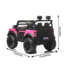 12V Electric Ride-On Car for Kids with Dual Motors, Remote Control, Swing Feature, and Lights