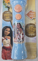 Moana Sing-Along Microphone Toy with Lights and Music for Kids