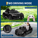 12V Electric Ride-On Car Toy for Kids with Remote Control and Spring Suspension