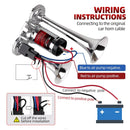 Powerful 150dB 12V Air Train Horn with Compressor for Vehicles