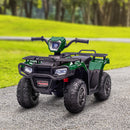 Green 12V Battery-Powered ATV for Kids Ages 3-5