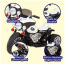 3-Wheel Ride-On Electric Motorcycle for Children Aged 3-6