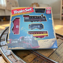 Ebayjia Retro Steam Locomotive Electric Train Set with Sound and Light