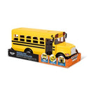 Interactive School Bus Toy with Lights, Sounds, and Moving Parts for Kids