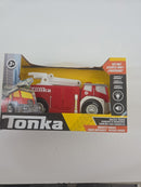 TONKA MIGHTY FORCE FIRETRUCK WITH REALISTIC LIGHTS AND SOUNDS - 7" IN BOX