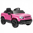 Pink 12V Children's Electric Ride-On Car with Remote Control, Suspension, Lights, and Music