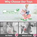 Playful Fox Hopper for Toddlers - Outdoor Ride-On Animal Fun for Girls