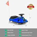 24V Bluetooth Electric Drifting Go Kart for Kids (Blue)