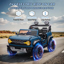 24V Dual-Seater Ford Bronco Raptor Electric Ride-On Truck with Remote Control