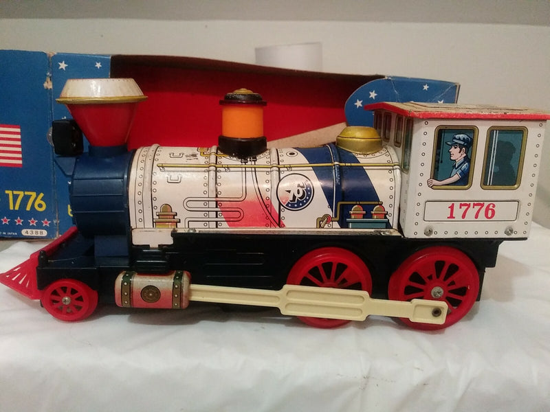 Spirit of 76 Battery Operated Train Engine with Original Box